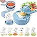Yoocaa Mandoline Slicer Vegetable Slicer, Veggie Slicer 10 in 1 Vegetable Chopper Cutter Slicer Grater, Meals Veggie & Food Dicer