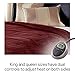 Sunbeam Heated Blanket | LoftTec, 10 Heat Settings, Garnet, Twin - BRL9STS-R310-16A44