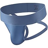 BRODDLE Men's Jockstrap Nylon Pouch 2.5 Inch Wide Band Performance Workout Daily Sports Athletic Supporters