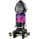 2-5/16" Adjustable Trailer Coupler with Trigger Latch SAE Class IV 12500 lb for Towing RV, Boat, Camper (Black) (12500LBS 2-5/16")