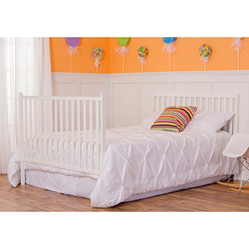 Dream On Me Synergy5 in 1 Convertible Crib, White