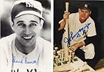JOHNNY MIZE, FRANK CROSETTI, VIC WERTZ signed 3.5x5.5" photos / UACC RD # 212