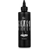 Dynamic Color Ganga Black Tattoo Ink, Made in Spain, Reach Compliant, 8 oz | Sterilized, lot-numbered, and REACH compliant; vegan and never tested on animals; trusted by artists worldwide