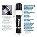 VMLight Cree LED USB Rechargeable Tactical Flashlight Travel Camping Torch Adjustable Focus Waterproof Battery 18650 Included, Night Light Option 3 Mode High Bright XML T6, 500 Lumen, White/Red