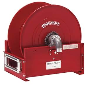 Hose Reel, Holds 1-1/2 ID x 50 Ft, 600 PSI - Air Tool Hose Reels