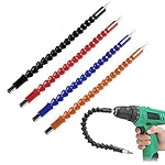 4-Pcs-Flexible-Drill-Bit-Extension-Screwdriver-Soft-Shafts-116-inch-FineGood-Universal-Drill-Connection-Black-Red-Blue-Orange