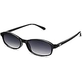 VANLINKER Retro Polarized Rectangle Sunglasses Womens Trendy 90s Small Square Sunnies Vintage Narrow Thin Frame VL9855