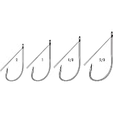 VMC, Weedless Neko Hook, 1/0 Hook Size, Black/Nickel, Package of 5 (WNK#1/0BNPP)