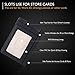 Borgasets Slim Minimalist Wallet Front Pocket RFID Blocking Leather Credit Card Holder for Men Women