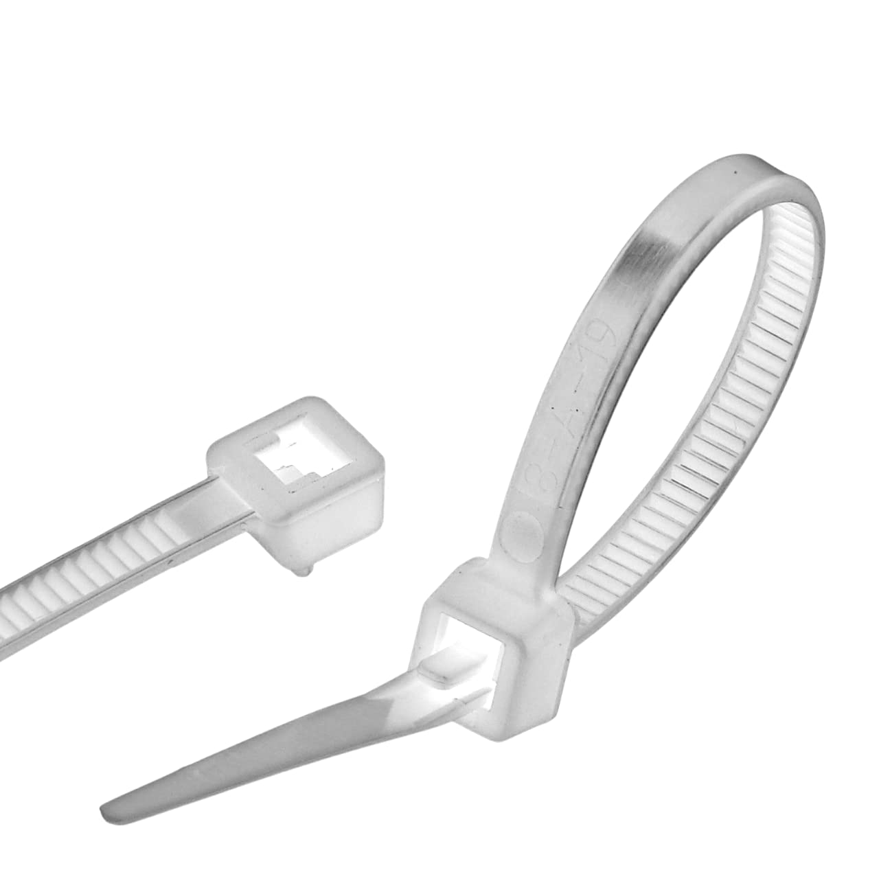 GARDENIX Plant Ties, Cable Ties, Pack of 100 (3.6 mm x 100 mm, White), Reusable, Adjustable