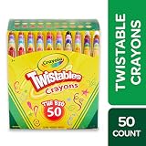 Crayola Twistables Crayons Coloring Set, Age 3+ - 50 Count