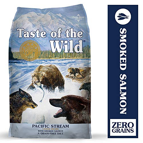 Taste of the Wild Pacific Stream Grain-Free Dry Dog Food with Smoked Salmon 14lb