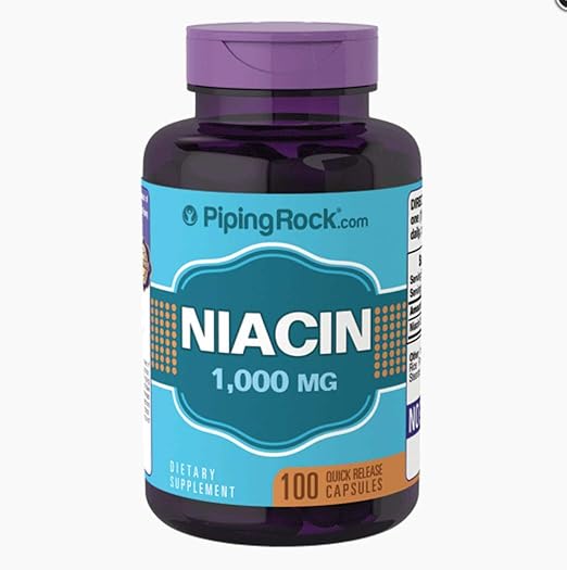 Niacin 1,000 mg 100 Capsules Health & Personal Care