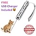 Undercut Innovations Professional Laser Pointer Cat Toy and Training Tool, Free USB Charging Cable Included Interactive LED Light with 3 Settings