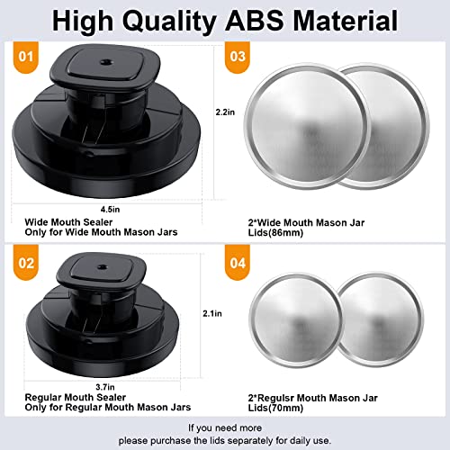 Liwin Jar Sealer and Accessory Hose Kit Compatible with Foodsaver