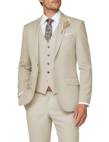beige mini sweater dress Beige Avanti Milano Patterned Notch Lapel Three Piece Suit – Avanti Milano  Formalwear main image 0