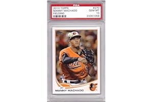 2013 Topps Baseball #270 Manny Machado Rookie Card Graded PSA 10 Gem Mint