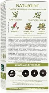 Naturtint Permanent Hair Colour Gel 2N Brown-Black Ammonia Free 60ml view 2