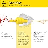 Alpine FlyFit Earplugs for Flying 17 dB Regulate Air Pressure Reusable view 2