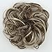 CAISHA Messy Scrunchie Bun Voluminous Wavy Hairpiece Heat-resistant Synthetic Fibres Light Brown Light Blonde Mix G38A