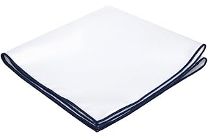 Flairs New York Gentleman's Essentials Weekend Casual White Pocket Square