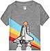 shelry Boys Pajamas Airplane Cotton Kids Clothes Short Sets Size 4Y Gray