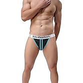 ZONBAILON Mens Sexy Low Rise Thongs G-String Men Bulge Enhancing Comfort Stretch T-Back Butt-Flaunting Male Thong Underwear