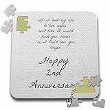 3dRose BrooklynMeme Love Saying - 2nd Anniversary I