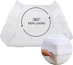 EASELAND Twin XL Mattress Pad Pillow Top Quilted