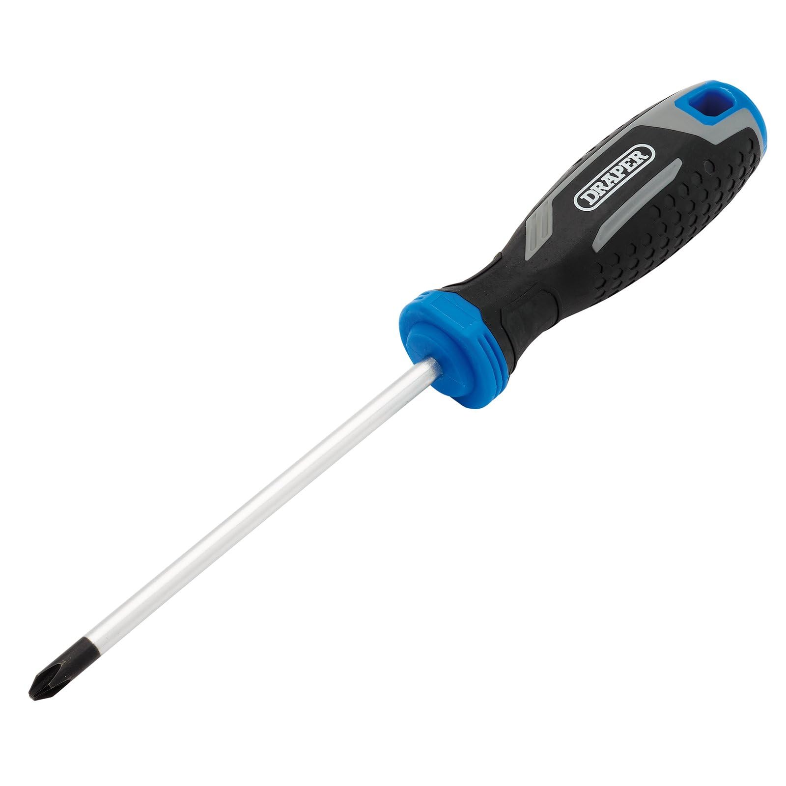 Draper Phillips Soft Grip Screwdriver, PH2 x 125mm - 13361 - Magnetic Tip, CRV Blade