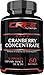 Cranberry Concentrate, Urinary Tract Support, Bladder & Kidney Health, Antioxidant 12,600mg Maximum Strength with Vitamin C and Natural E CREE Nutrition