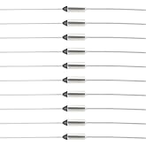 Create idea 10pcs DF152S Metal Temperature Thermal Fuse 152 &deg;C 305.6 &deg;F Cutoff Thermal Fuse 10A 250V for Motor Transformer Electric Industrial Home
