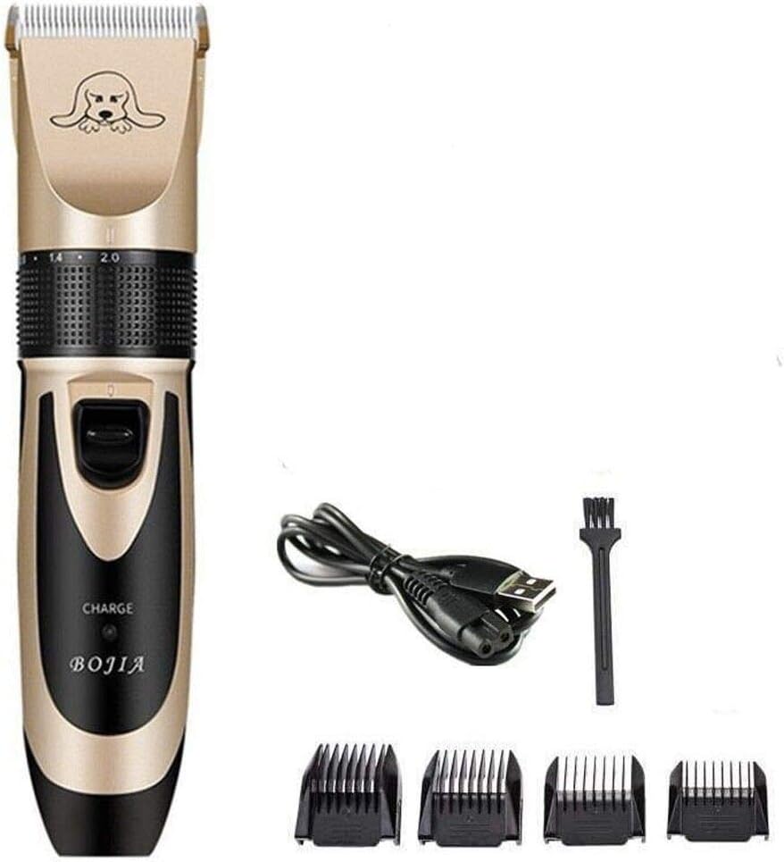 Lipeper Dog Clipper, Dog Shaver Clippers Low Noise Rechargeable Cordless Electric Quiet Hair Clippers Set for Dogs Cats Pets, Pet Grooming Tool Professional Dog Hair Trimmer