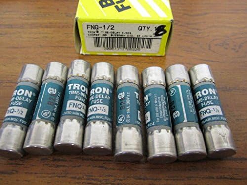 BUSSMANN FNQ-1/2 1/2 AMP Fuse FNQ1/2 500V (Pack of 10)