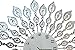 Lulu Decor, 25” Crystal Leaf Metal Wall Clock, 9” White Glass Dial with Arabic Numerals, Decorative Clock for Living Room, Bedroom, Office Space