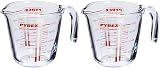 Pyrex Measuring Jug 500ml Multicolor Pack of 2 P586 Borosilicate Glass