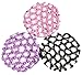 DLOnline 5PCS Glittering diamonds Bun Cover Snood Women Girl Rhinestone Bun Cover Crochet Snood Hair Net For Ballet Dance Skating，Bun Cover Snood Hair Net Ballet Dance Skating Chic Crochet With Pearl