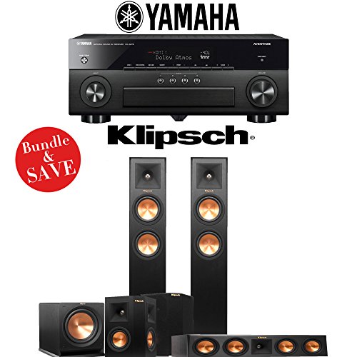 Klipsch-RP-250F-51-Ch-Reference-Premiere-Home-Theater-System-with-Yamaha-AVENTAGE-RX-A870BL-72-Channel-Network-AV-Receiver