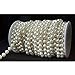 eBoTrade 22 Yards 10 mm Large Ivory Pearls Faux Crystal Beads by The Roll for Wedding Party Decoration (66ft Length)