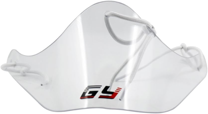 GY Polycarbonate Flexibility and Tough Ice Hockey Goalie Neck Guard Goalkeeper Neck Protector Classical Clear Size Free : Sports & Outdoors