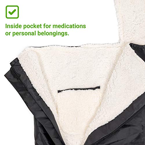 Universal-Fleece-Lined-Wheelchair-Cover-with-Inside-Pocket-Easy-Access-Zip-Waterproof-Outside-Cosy-Warm-Inside-Covers-Leg-Lower-Body-Protects-from-Cold-Wind-or-Rain