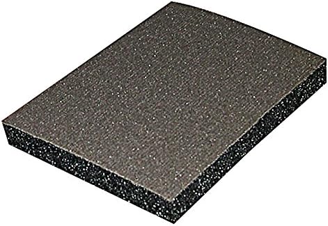 Flexible Abrasive Sponge With Coarse Grit For Ceramics, Crafts and Hobbies (Pkg/9)
