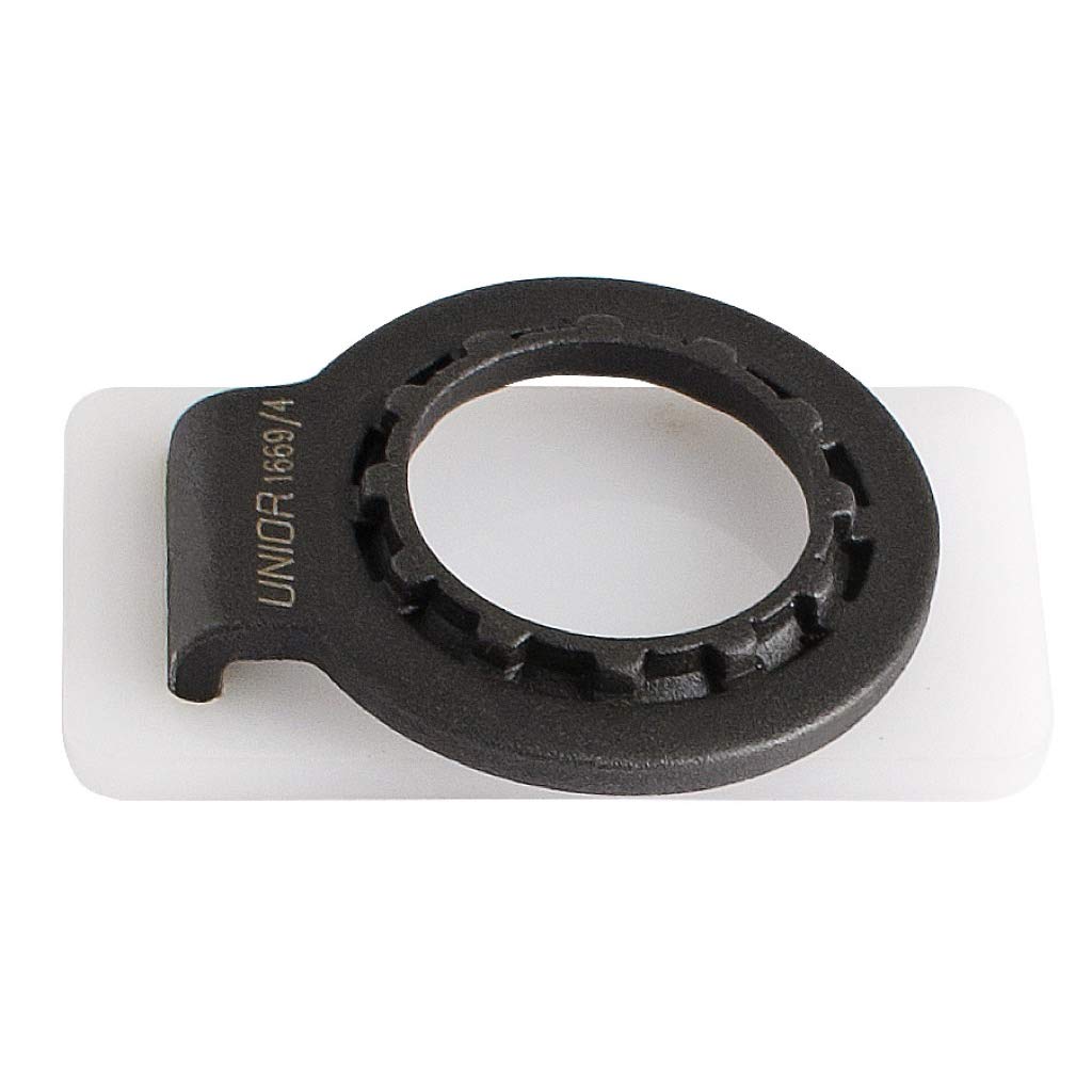 Unior Men's Pocket Spoke and Freewheel Remover 1669/4 Wrench, Metallic Grey, One Size UK