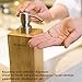 Gobam Soap Dispenser Pump with Stainless Steel Pumps for Bathroom Vanities or Kitchen, Countertops,Bamboo