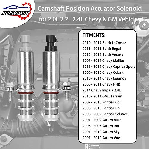 Intake & Exhaust Camshaft Position Actuator Solenoid Control Valve Kit