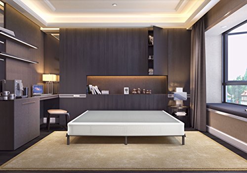 HOMUS 9 Inch High Profile Strong Steel Structure Box Spring/Easy Assembly Smart Mattress Base/Foundation Queen