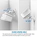 Frienda 360 Degree Adjustable Wall Mount Bracket and Silicone Protective Skin for Blink XT Indoor/Outdoor Security Camera (White, 1 Set)