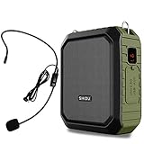 Voice Amplifier Portable with Wired Headset Microphone 18W 4400mAh Support Bluetooth Speaking Recording Waterproof Powerbank for Outdoors Teachers Tour Guide Whisper M800