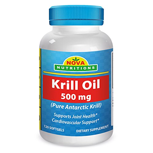 Krill Oil 500 mg 120 Softgels by Nova Nutritions Krill Oil 500 mg 120 Softgels by Nova Nutritions
