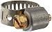 Breeze Miniature Stainless Steel Hose Clamp, Worm-Drive, SAE Size 4, 7/32" to 5/8" Diameter Range, 5/16" Bandwidth (Pack of 10)
